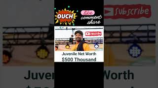 Juvenile Net Worth at $500 Thousand 🤔 #hotboys #juvenile #lilwayne #onfire #networth