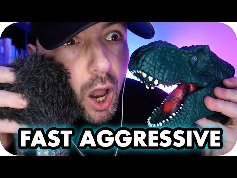 ASMR 10 Fast Aggressive Triggers For INSTANT Tingles