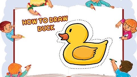 HOW TO DRAW DUCK | ANIMAL PHOTOSHOP DRAWING | EASY STEP BY STEP TUTORIAL