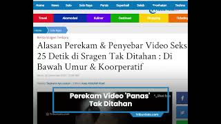 Penyebar Video Panas 25 Detik di Sragen Tak Ditahan Polisi, Begini Alasannya