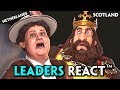 Civilization 6: All Rise & Fall Leaders REACT to War, Declare War on You & Defeat Cutscenes
