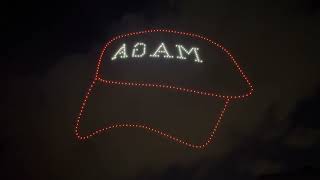400 Drones light up the sky