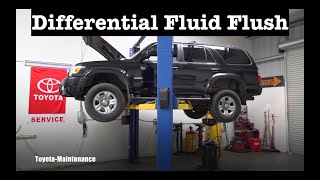 Toyota 4RUNNER rear differential fluid flush