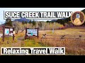 TRAIL WALK - Montana Autumn Foliage Colors - Relaxed Travel Virtual Hiking Trail - City Walks