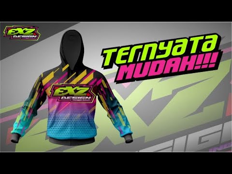 Tutorial Desain  Jaket  Hoodie  Racing Pasti Kece YouTube