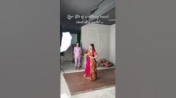 Behind the scenes of a professional clothing brand shoot #modelshoot #modeling #modelphotoshoot