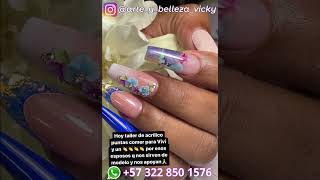 TALLER de Puntas COMERCIALES en acrílico - arte y belleza Vicky - uñas acrilicas