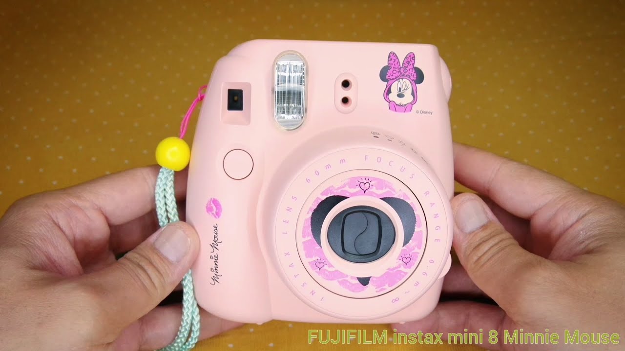 FUJIFILM instax mini 8 Minnie Mouse - YouTube
