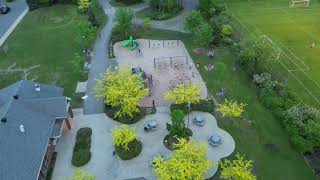 Parc Lucie F  Roussel de Laprairie vue du Ciel (drone)