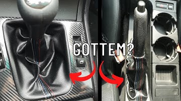 How to Upgrade a Shift and Handbrake Boot | BMW E46