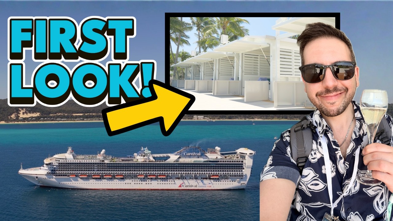 I Went to Carnival's NEW $400 Private Beach Club Launch (Moreton Island)