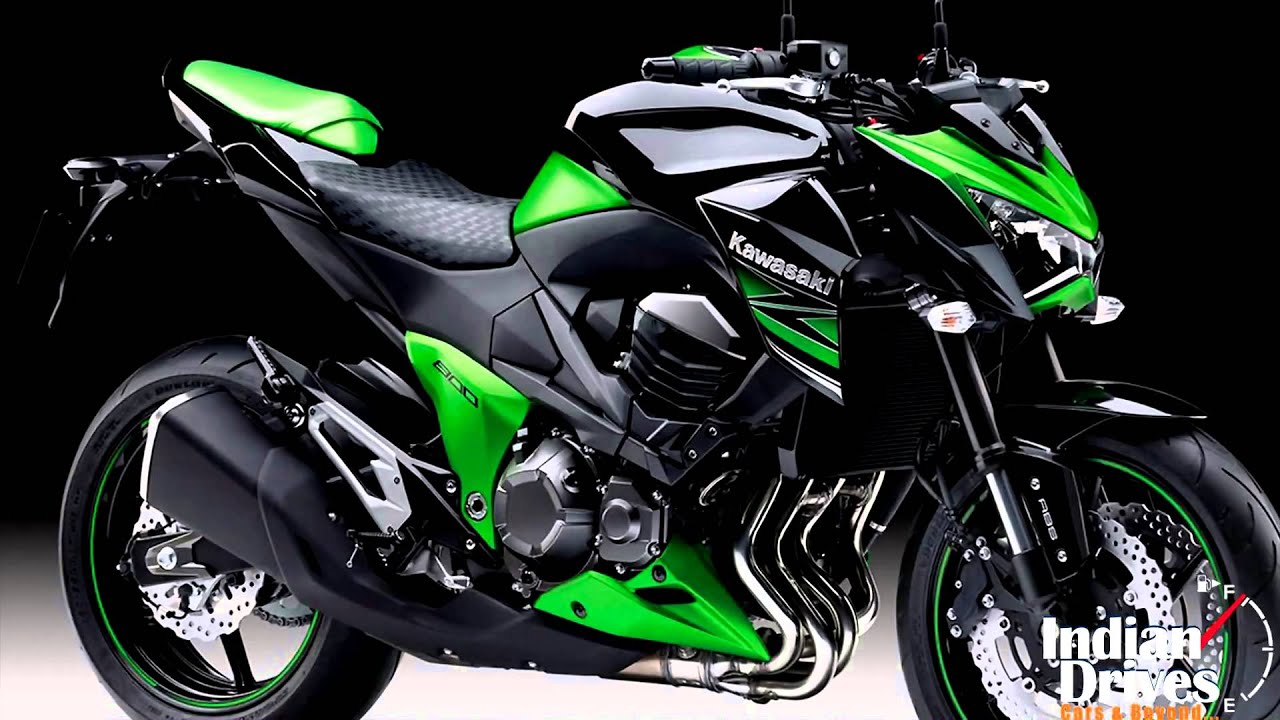 Naked Kawasaki Z800 Gets Green Color In India ! -