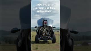 What car should we do next #astonmartin #car #egg #transformers #mysterybox #shortsfeed #shorts