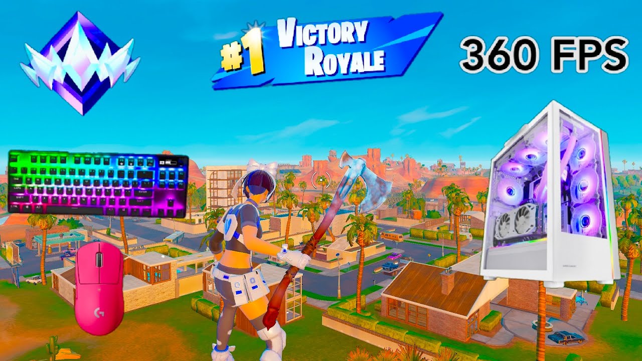 Fortnite Unreal Ranked Reload On PC | Keyboard & Mouse Gameplay | 360 FPS | 4K