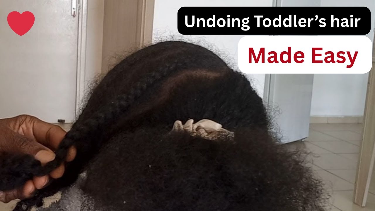 How to Take Down Your Toddler’s Hair with Love & Patience