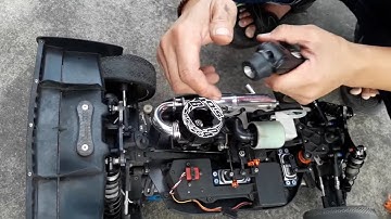 tutorial break in engine/mesin RC Buggy