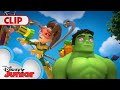 Ock Hits Hulk with the Obey Ray | Marvel&#39;s Spidey and his Amazing Friends | @disneyjunior