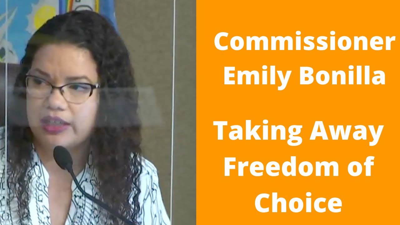 Commissioner Emily Bonilla Selling Out!