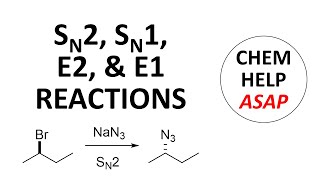 classifying SN2, SN1, E2, & E1 reactions