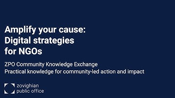 Amplify your cause: Digital strategies for NGOs