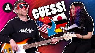 Where Was The Bass Made? A Blindfold Challenge!