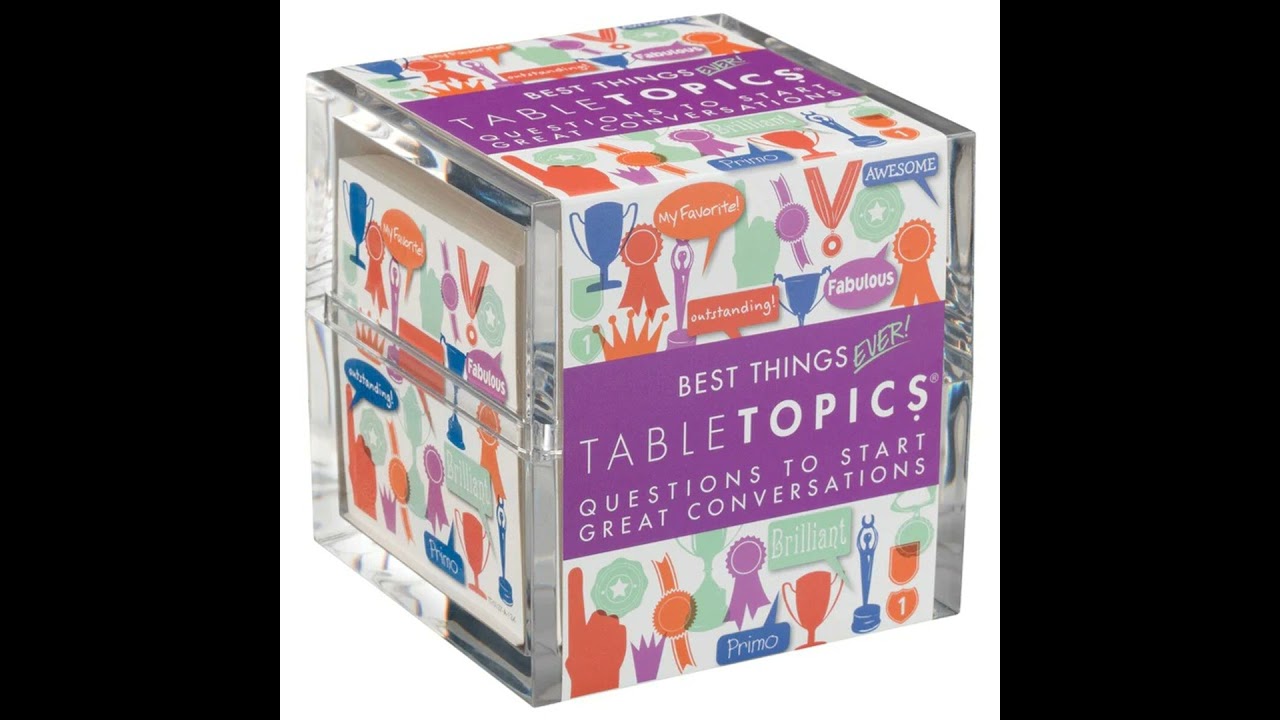 How TableTopics Can Help You Break the Ice and Connect with Anyone