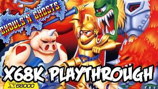 Daimakaimura (Sharp X68000) Full Playthrough