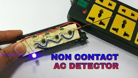 How To Make Voltage Detector | Non Contact AC Detector