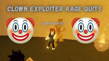 [YBA] Clown Exploiter Rage Quits