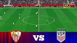 FC 25 - SEVILLA FC vs. USWNT - Mar. 28, 2025 - Women's Friendly - PS5 Gameplay [4K]