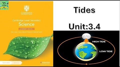 Cambridge Lower secondary groep 7 | Eenheid 3.4 | Getijden | Leerboek |