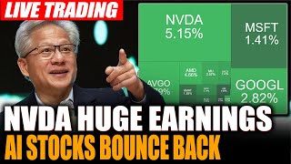 Live Trading - $NVDA EXPLODES, AI Stocks Trading $TSLA $QQQ $ORCL $AMD