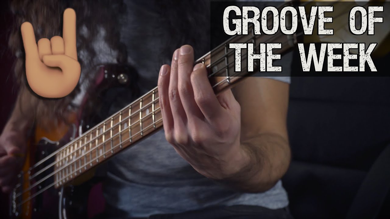 Hard Rock Bass Riff 1 Groove of The Week YouTube