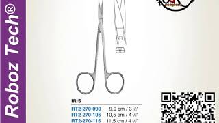 Iris Scissors 9 cm RT2-270-090 RT2-270-105 RT2-270-115
