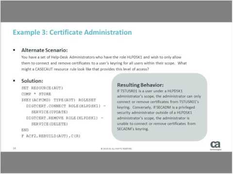 Implementing Granular SecurityControls in CA ACF2