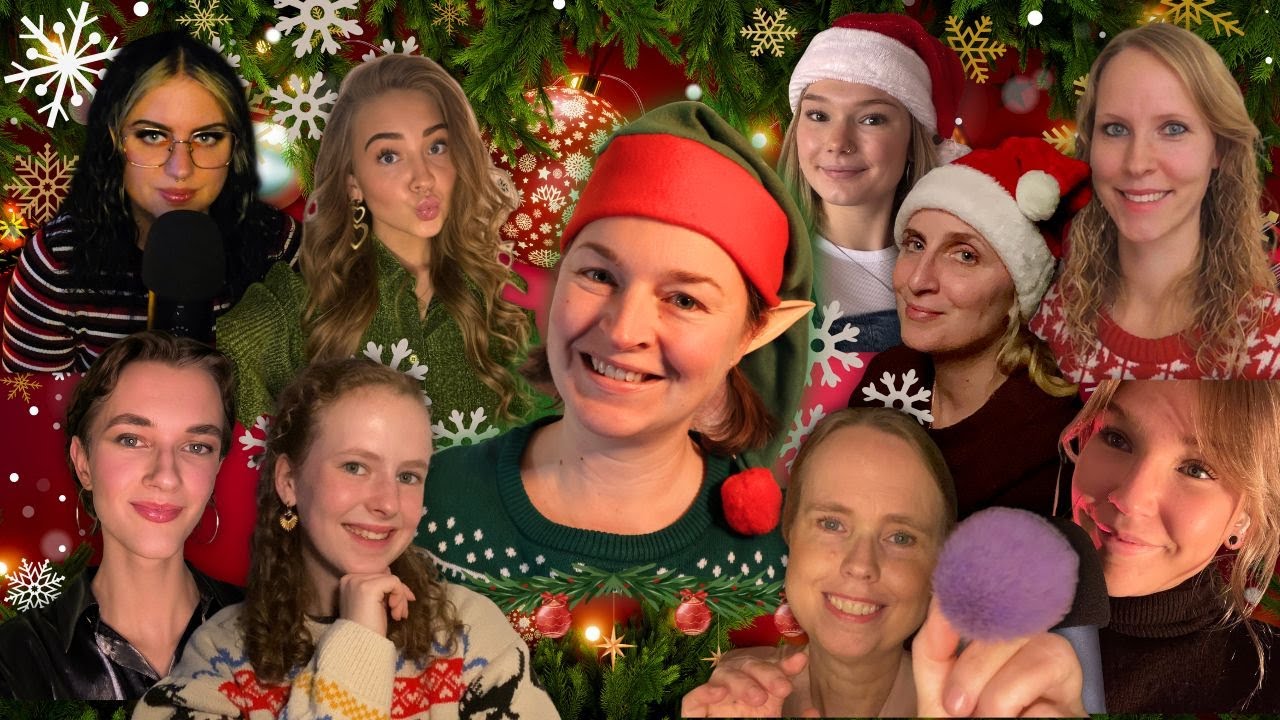ASMR 🌙 | MEGA DUTCH CHRISTMAS COLLAB 🎄 | Al je favoriete Nederlandse ASMR-tists 🇳🇱