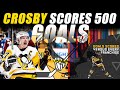 Crosby Scored 500 Goals! AWESOME Graph Chart!