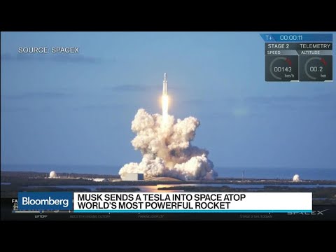 SpaceX Celebrates Falcon Heavy Launch SpaceX Celebrates Falcon Heavy Launch