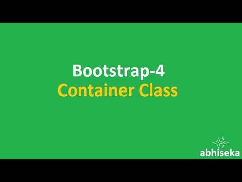 Bootstrap-4 Container Class