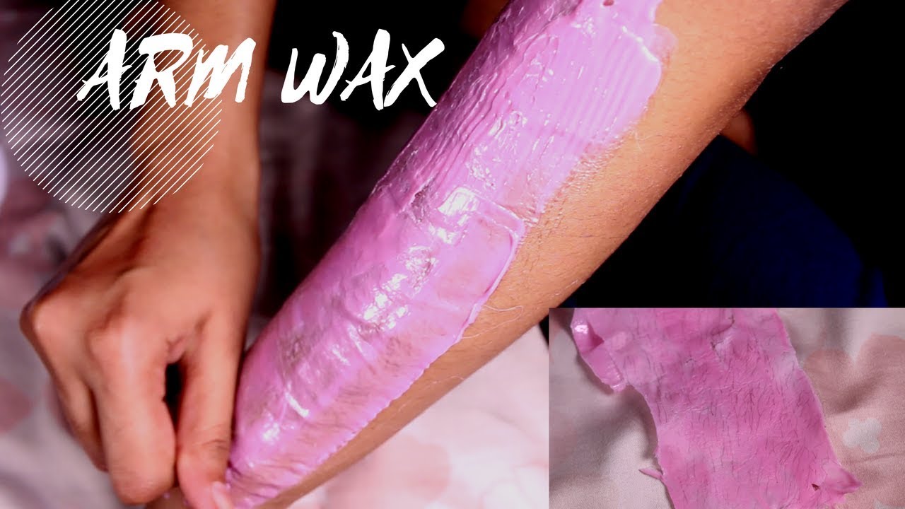 WAXING MY ARMS USING HARD WAX FOR THE FIRST TIME!! - YouTube