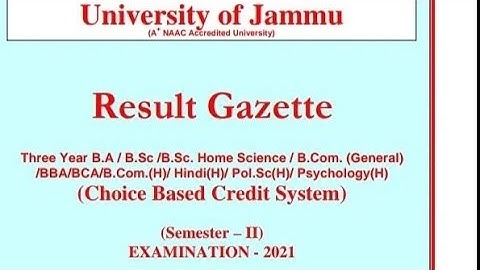 2nd semester result out||mass promotion||jammu University Today Big update.