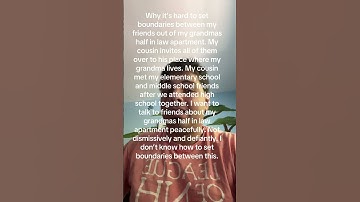 Why it’s hard to set boundaries