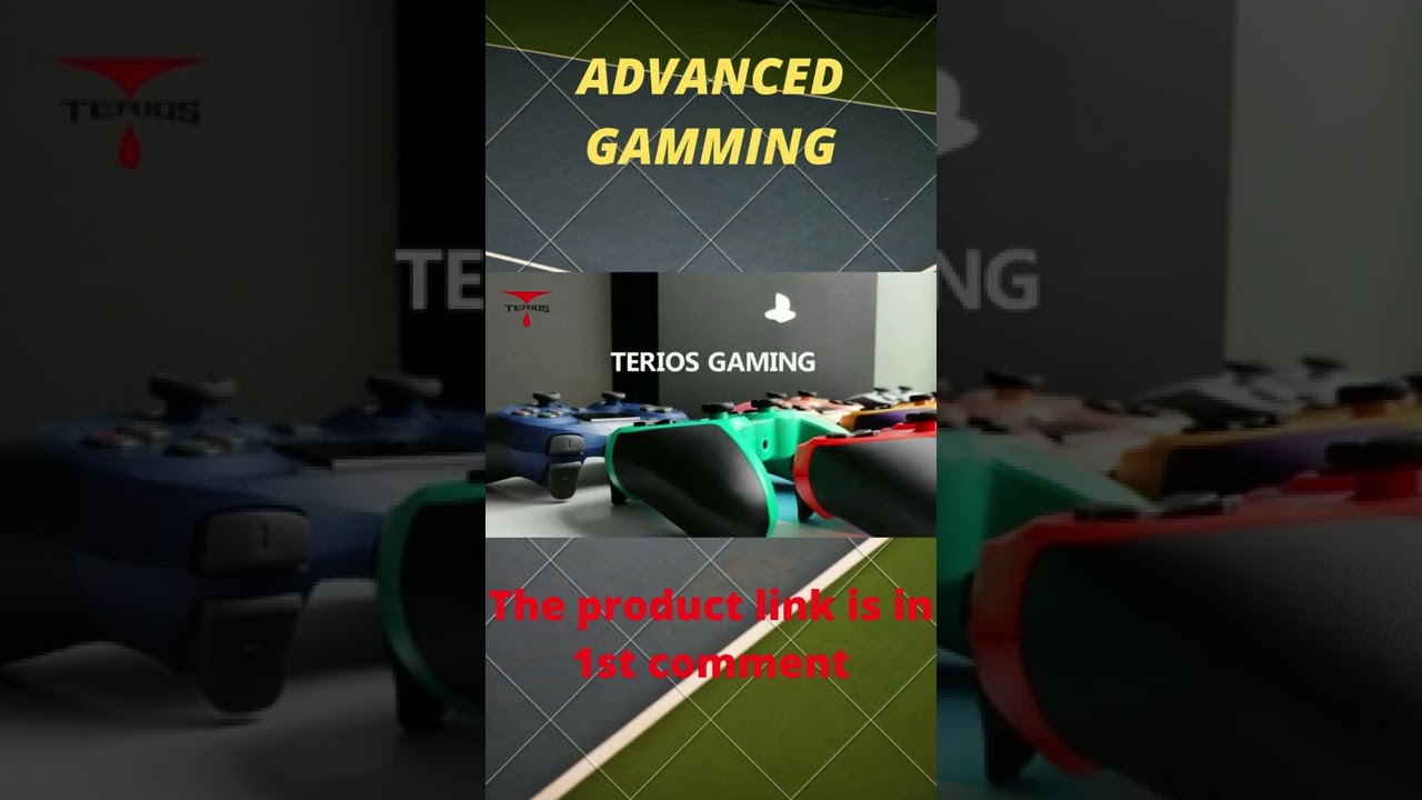 TERIOS Wireless Controllers Compatible with Play-Station 4 Game Controllers for PS-4 Pro