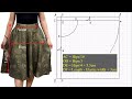 ✋No pattern needed - How to cut flared culottes pants easily