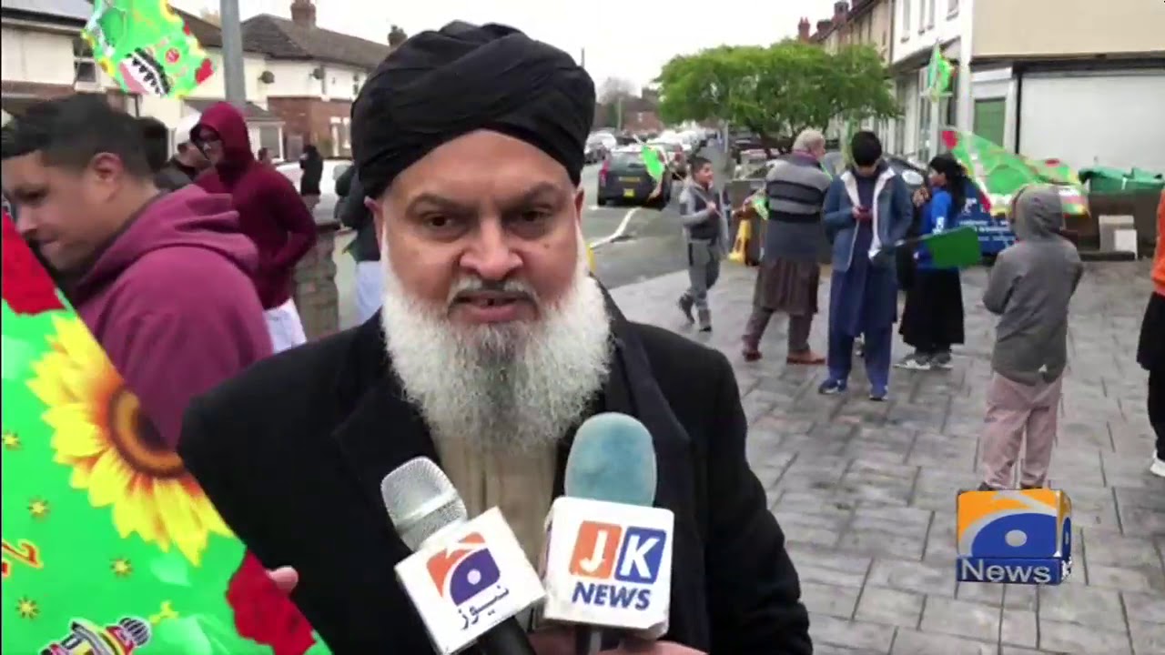 Birmingham: Milad Procession Taken Out From Jamia Mosque Ghousia Telford