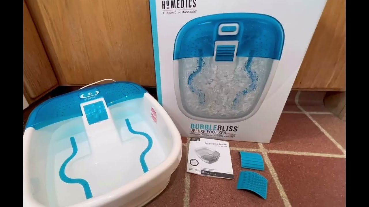 Review of HoMedics Bubble Bliss Deluxe Foot Spa