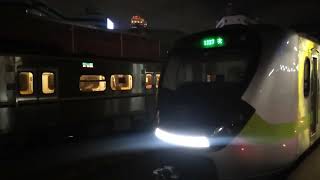 2234次區間車EMU800型新竹站進站 交會1227次區間車EMU900型新竹站出站