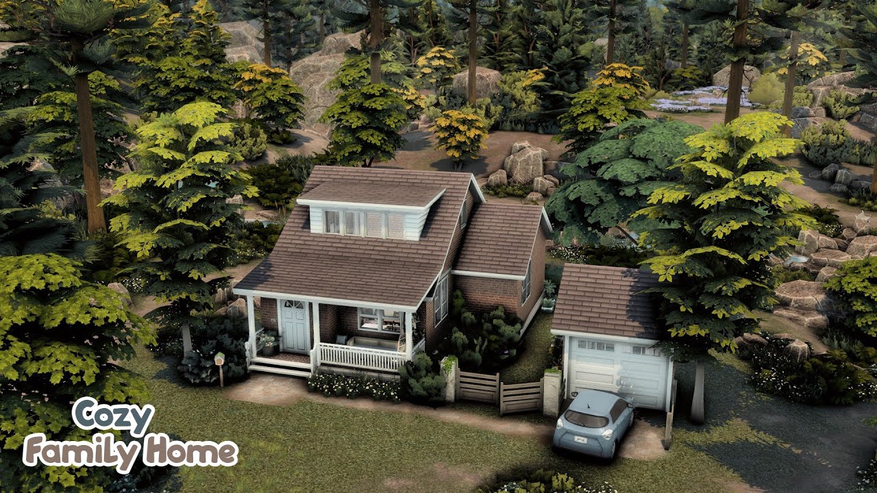 Cozy Family Home | The Sims 4 Speed Build | CC | Download Link - YouTube