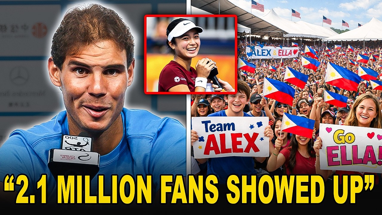 NADAL Stunned! Alex Eala’s Filipino Army TAKES OVER Indian Wells With 2.1 MILLION Fans In California