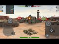 Wot Blitz tank oyununda yine düşmanların içinden geçtik